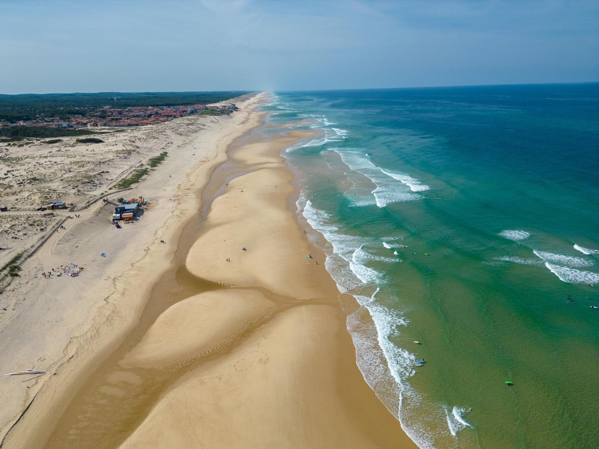 Appartement A Deux Pas De La Mer, Biscarrosse Plage - 4 Pers. - Terrasse Et Parking Inclus - Fr-1-319-447 Kültér fotó